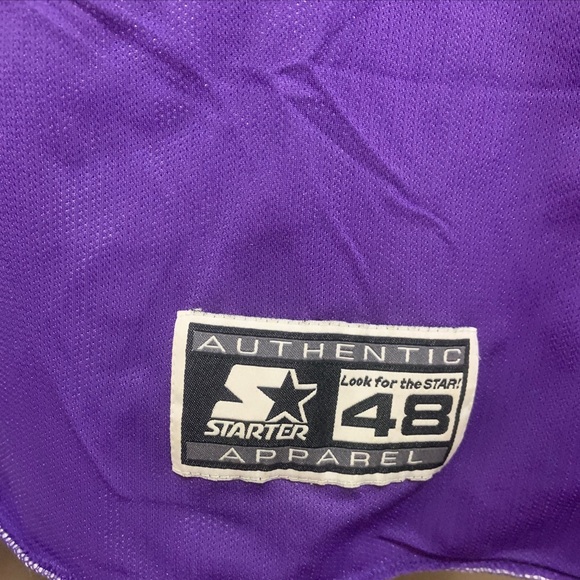 Vintage LA Lakers Nick Van Exel Starter Reversible Practice Jersey Size Large 48 - Picture 5 of 8